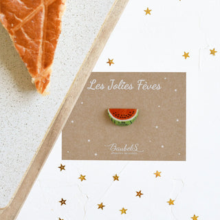 feve Pasteque baubels fete epiphanie-  galette des rois chez Coton en Herbe