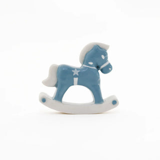 fève jouet ancien cheval baubels coton en herbe