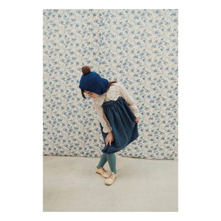 Robe à bretelle denim bleu enfants emile et ida coton en herbe