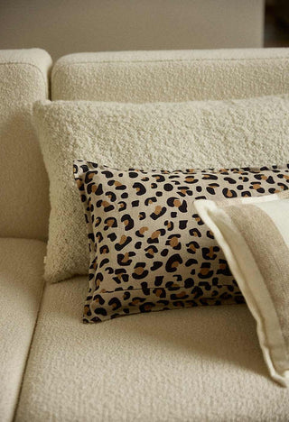 Housse de coussin leopard gabrielle paris coton en herbe
