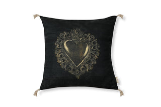 Housse de coussin Cœur Maria signée Boncoeurs, chez Coton en Herbe
