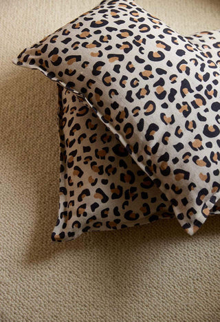 Housse de coussin leopard gabrielle paris coton en herbe