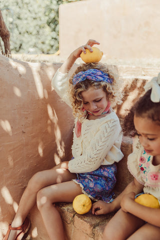 Bandeau Yuriria cheveux enfants Louise misha coton en herbe