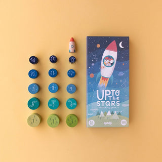 Fusée en bois Up to the stars