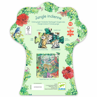 Puzzle Jungle indienne de 54 pièces
