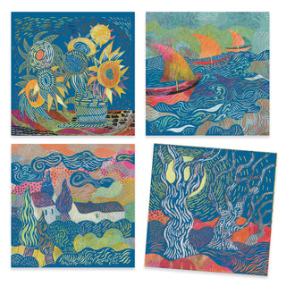 Atelier à gratter art  INSPIRED BY Le Sud