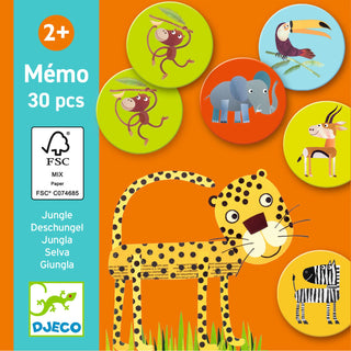 Jeu  mémo jungle
