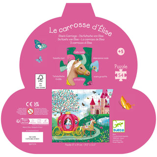 Puzzle Le carrosse d'Elise  54 pcs