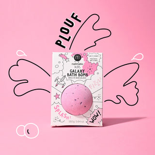 Boule de bain Comics rose