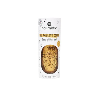 Gel corps pailleté doré