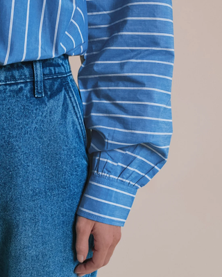 Chemise rayée oversize