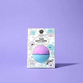 Boule de bain Comics bleu et violet