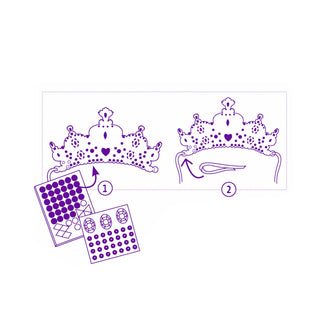 Kit créatif diadème Comme une princesse