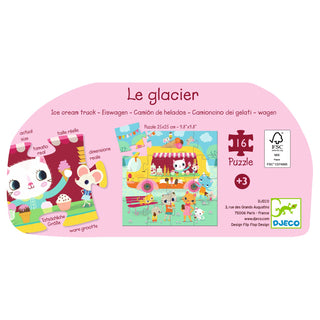 Puzzle Le glacier  16 pcs