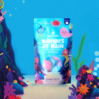 Boules de bain coquillage