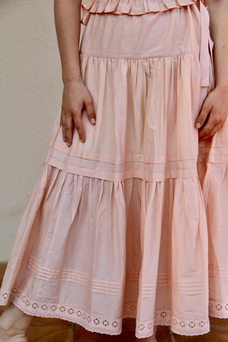 Jupon Anémone rose nude