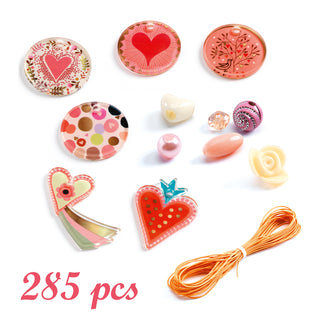 Foison de perles  coeurs