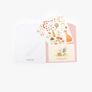Cahier coloriage et 230 stickers
