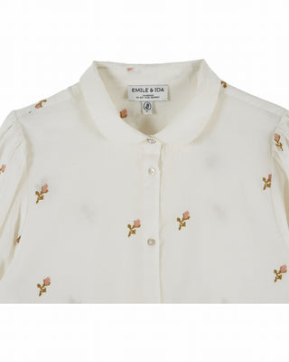 Chemise brodée