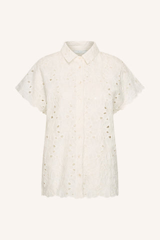 Karly flower blouse off white