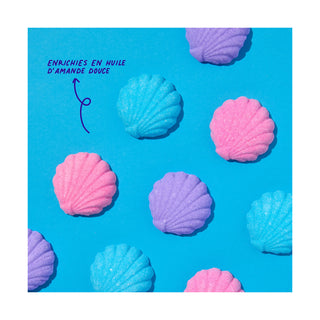 Boules de bain coquillage