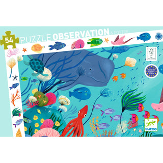 Puzzle d'observation Aquatique  54 pcs
