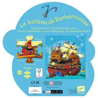Puzzle Le bateau de Barberousse  54 pcs