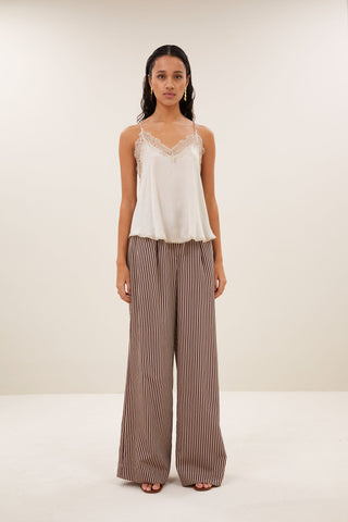 Top Pia satin chalk
