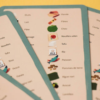 Jeu de carte À la cuisine