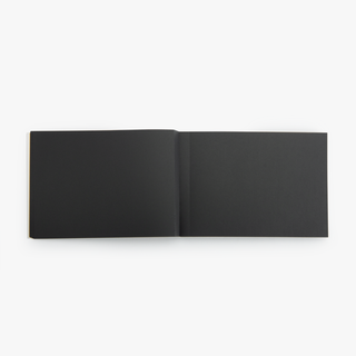 Carnet à dessin feuilles noires