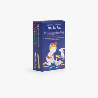 Set de 10 feutres effaçable superpetit