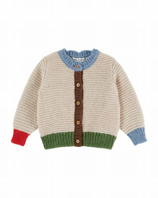 Cardigan point de mousse