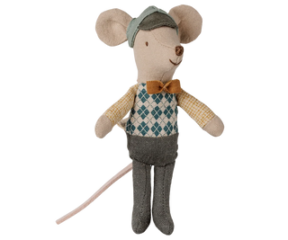 Souris au volant petit frère