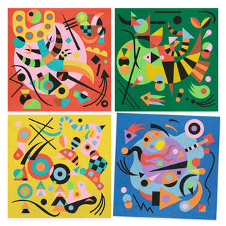 INSPIRED BY Abstraction, Atelier art sables colorés
