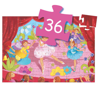 Puzzle Ballerine à la fleur 36 pcs