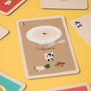 Jeu de carte À la cuisine