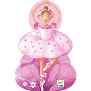 Puzzle Ballerine à la fleur 36 pcs