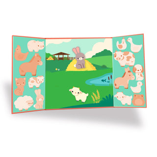 Stickers épais et repositionnables  Les animaux de la ferme