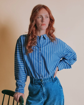 Chemise rayée oversize