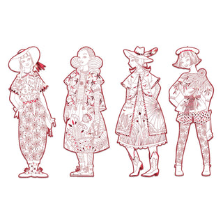 Coloriages mode Fiodor & ses amies