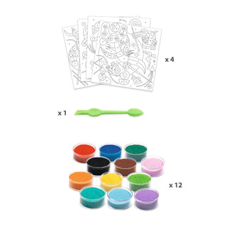 INSPIRED BY Abstraction, Atelier art sables colorés