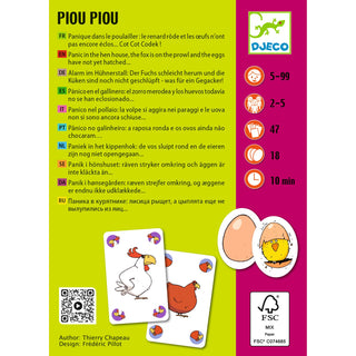 Jeu de carte Piou Piou