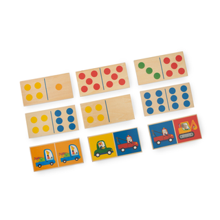 Domino véhicules en bois