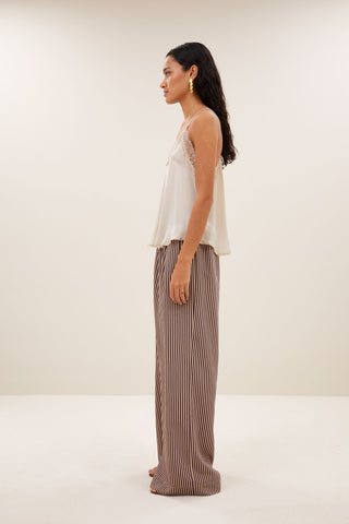 Top Pia satin chalk