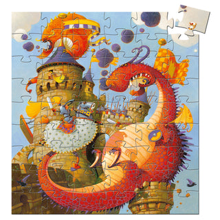 Puzzle Vaillant et les dragons  54 pcs