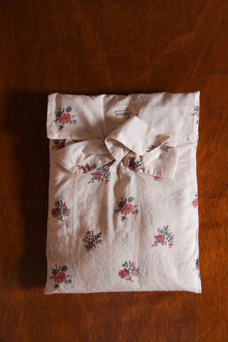 Blouse à smocks jardin fleuri