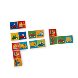 Domino véhicules en bois