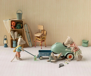 Voiture Souris menthe verte