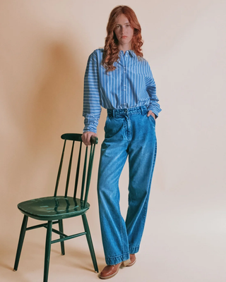 Chemise rayée oversize