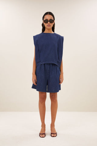Glinza denim top denim